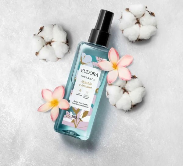 instance algodão e jasmim spray corporal perfumado 200ml código 841 - 35