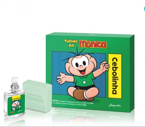 Estojo Cebolinha Colônia 25 ml e Sabonete 80 g Turma da Mônica- COD: 1570 -33