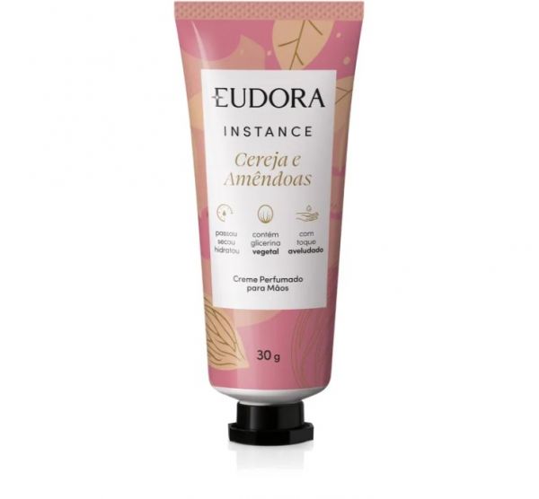 Creme Perfumado para Mãos Instance Cereja e Amêndoas 30g Código9189-10