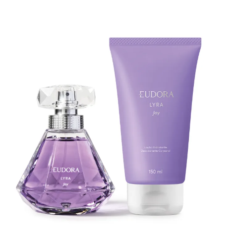 Presente Lyra Joy: Desodorante Colônia 75ml + Loção Corporal Lyra Joy 150ml Código 9131-98