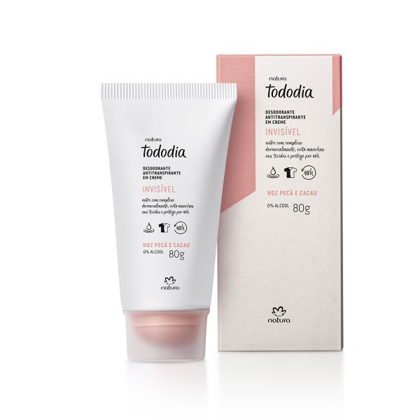 Creme Tododia Noz Pecã E Cacau Invisível - 80g - COD: 1042-10