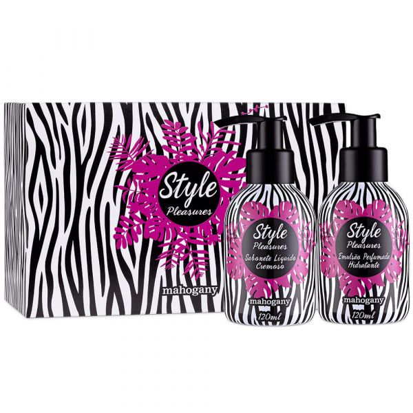 KIT STYLE PLEASURES SABONETE 120ML E HIDRATANTE 120ML CÓDIGO 2105 PL3-A2