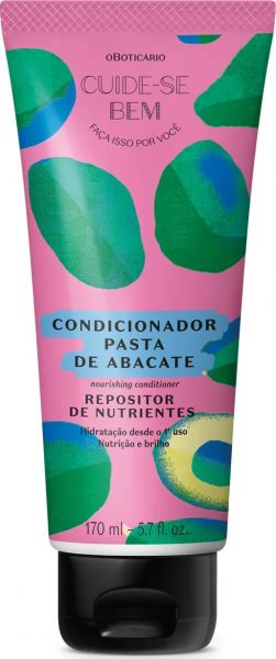 Cuide-se Bem Condicionador Pasta De Abacate - 170ml - COD: 2133-1