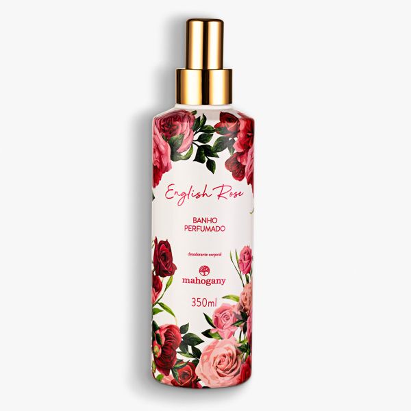 Colônia English Rose Banho Perfumado - 350ml - COD: 792-53