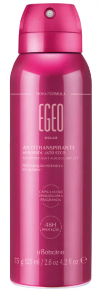 EGEO Dolce Antitranspirante Aerossol Jato Seco - 125ml - COD: 1944-10 - PL3-D1