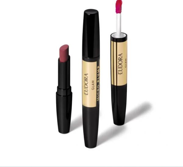 Batom Duo Malva Essencial Glam Micro Plump 1,8g- COD: 1391-24