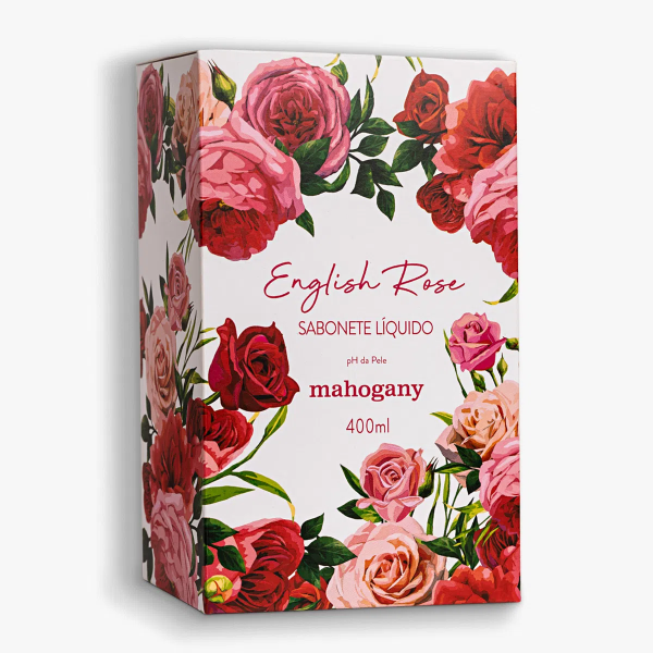 English Rose Sabonete Líquido - 400ml - COD: 543-45 - PL3-A1