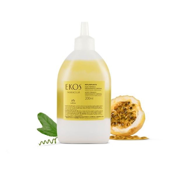REFIL ÓLEO TRIFÁSICO MARACUJÁ EKOS 200ML CÓDIGO: 1060 - PL1-C2